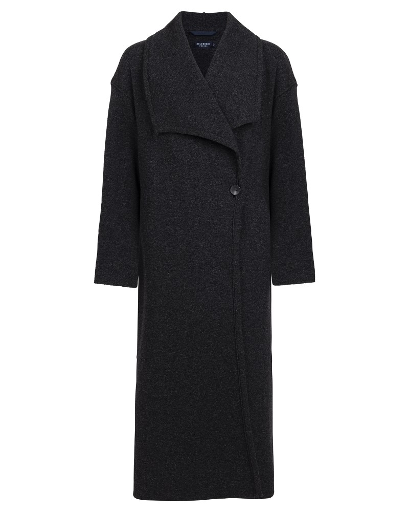 Astrid Wide Coat Astrid Wide Coat Anthracite Mel.