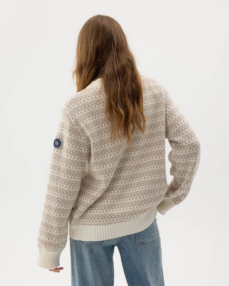 Augusta Crew WP Off White/Khaki