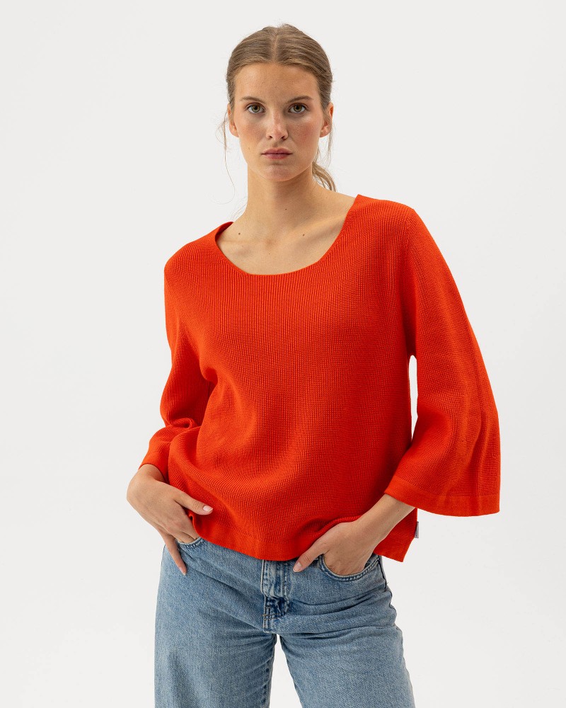 Belle Crew Bright Red