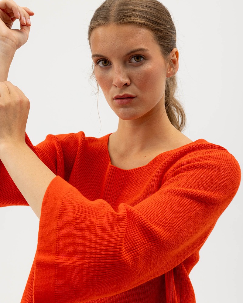 Belle Crew Bright Red