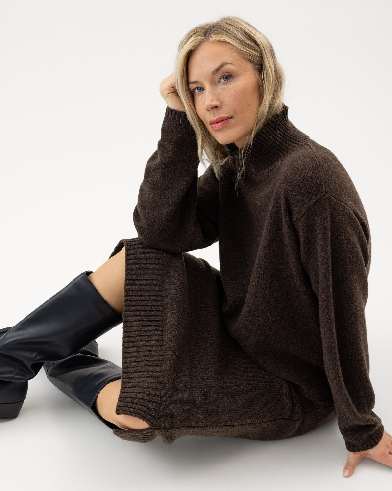 Betty Long Skirt Betty Long Skirt Brown Mel.