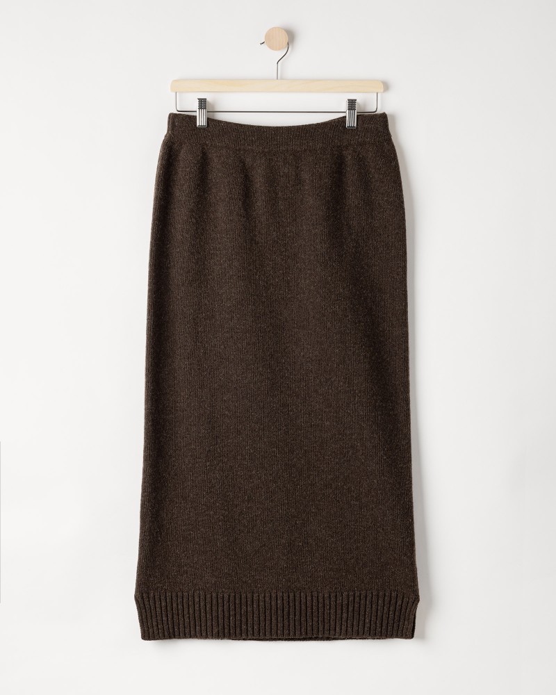 Betty Long Skirt Betty Long Skirt Brown Mel.