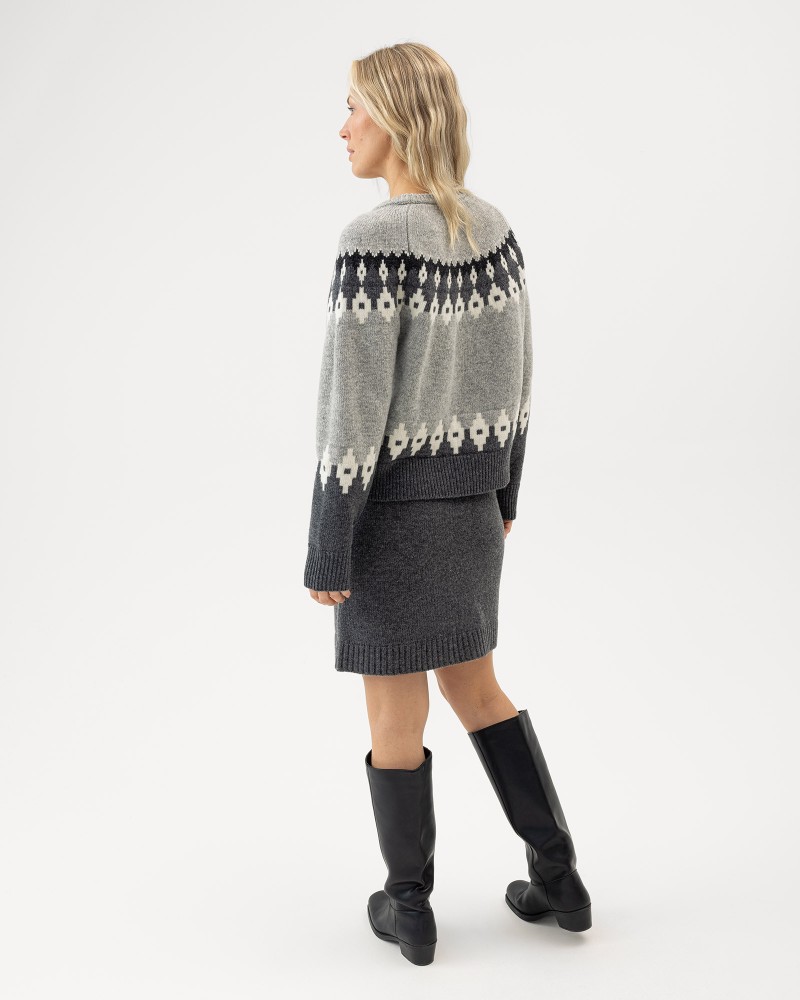 Betty Short Skirt Betty Short Skirt Dark Grey Mel.