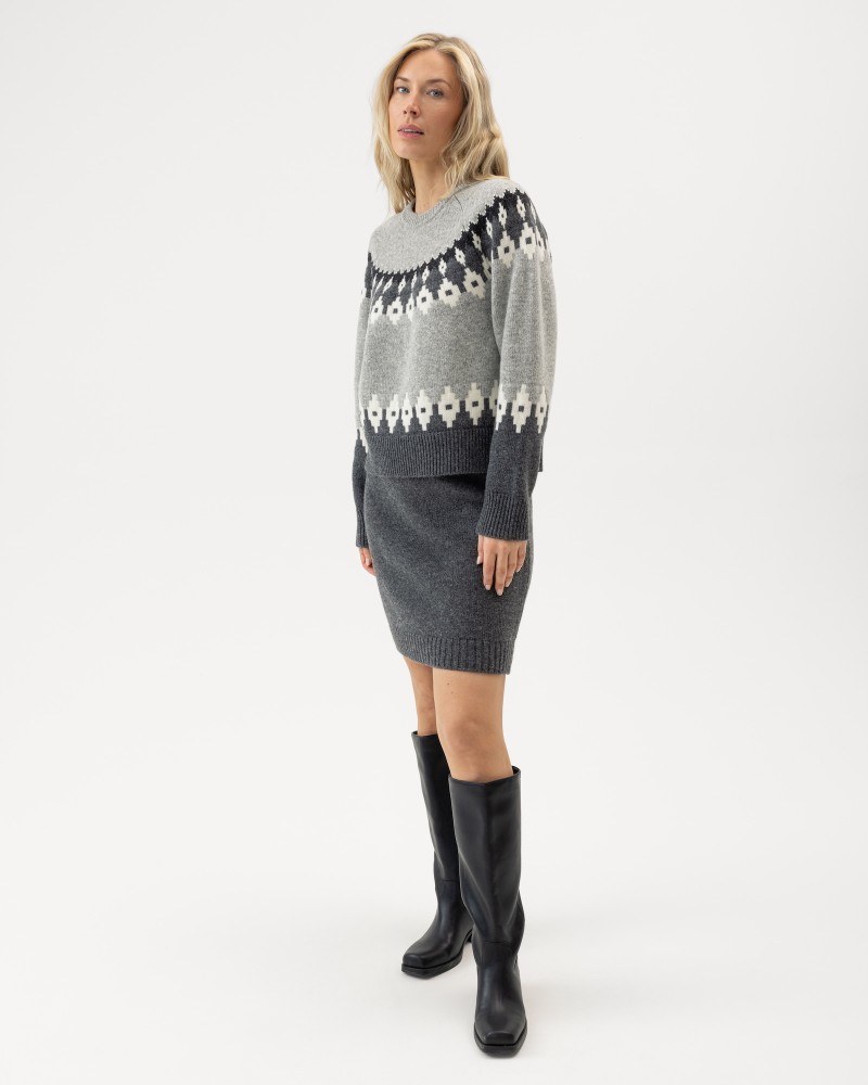 Betty Short Skirt Betty Short Skirt Dark Grey Mel.