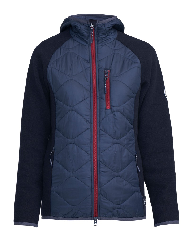 Bodil Hood WP Navy/Raspberry