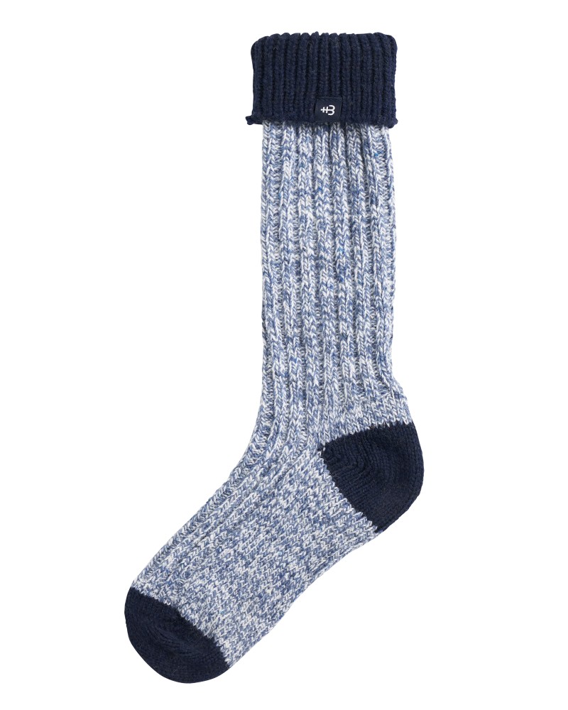 Brommö raggsocka Denim Mel./Navy