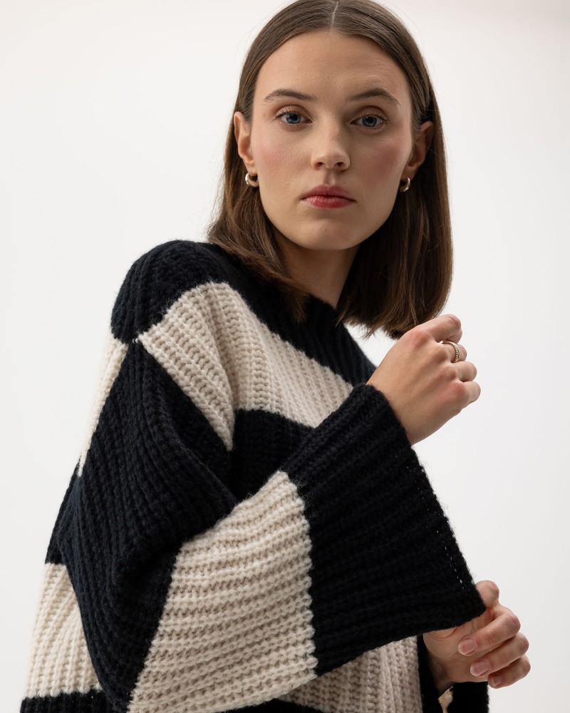 Cajsa Sweater Cajsa Sweater Black/Sandshell