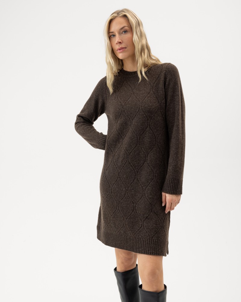 Carro Dress Carro Dress Brown Mel.