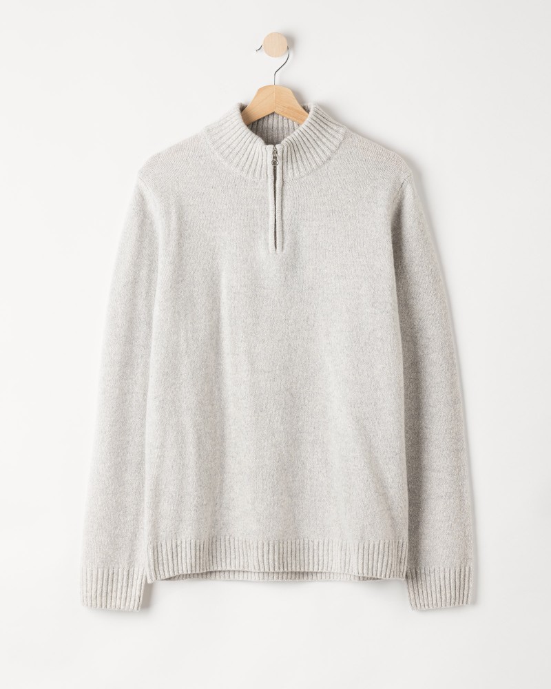 Charles T-neck Marble Grey