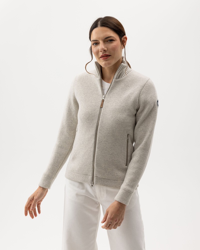 Claire Fullzip WP Claire Fullzip WP Light Grey Mel.