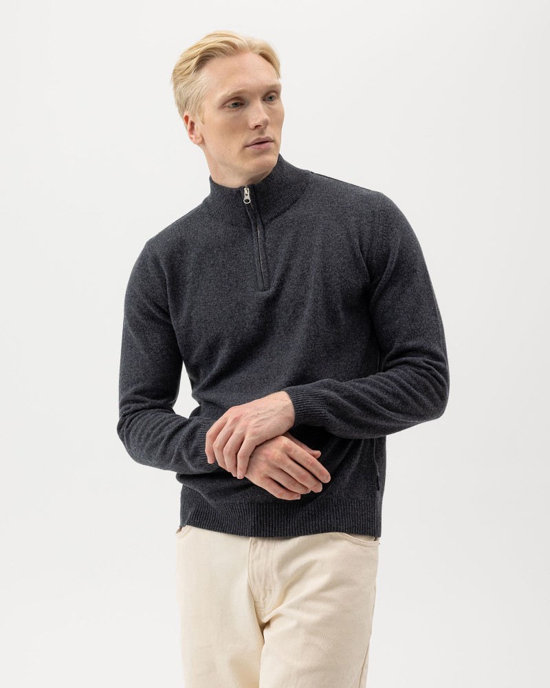 Dennis T-neck Dennis T-neck Anthracite Mel.