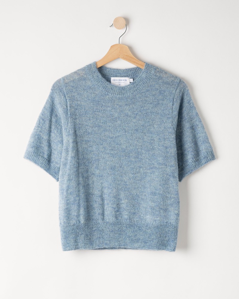 Elizabeth Top Elizabeth Top Light Blue Mel.