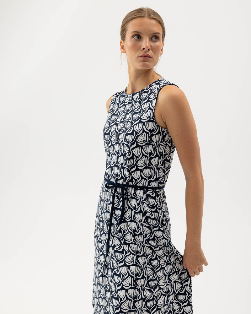 Ellen Dress Navy (pattern)
