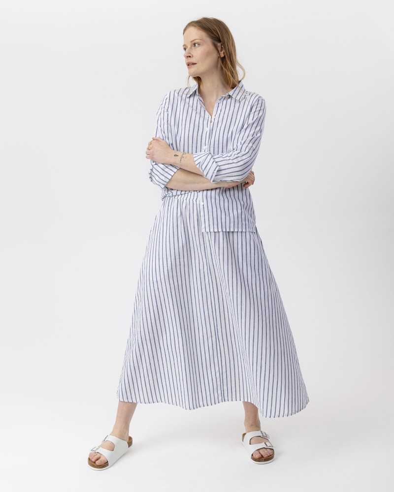 Emily Skirt White/Navy
