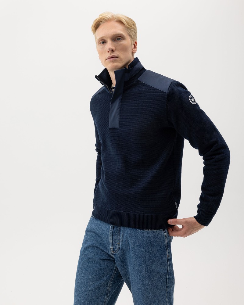 Eskil T-neck WP Navy
