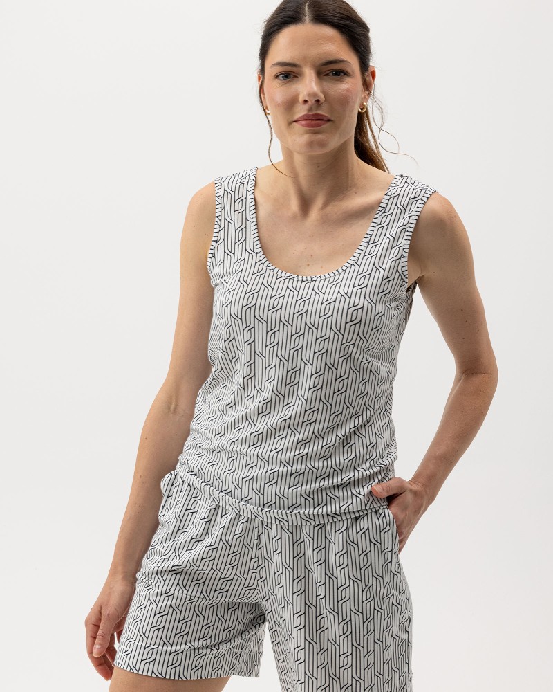 Esther Tank Top Esther Tank Top Off White/Navy