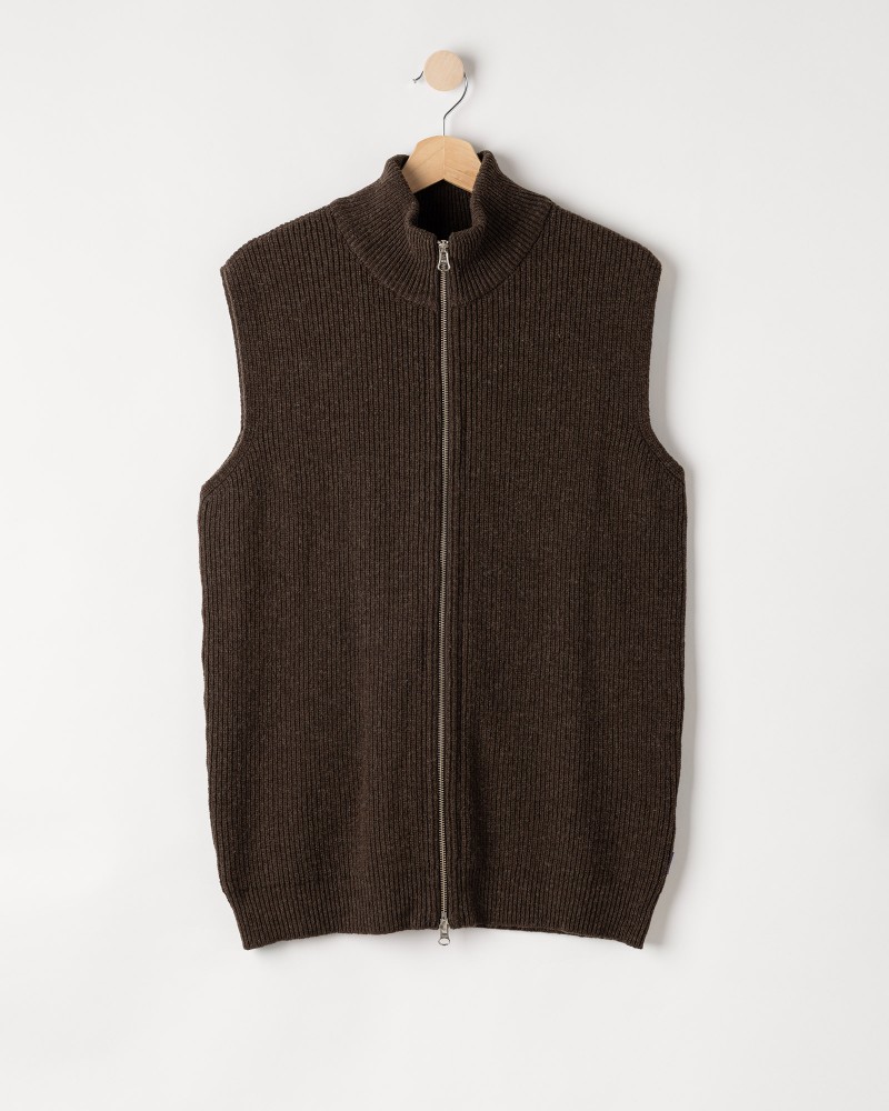 Frank Vest Brown Mel.