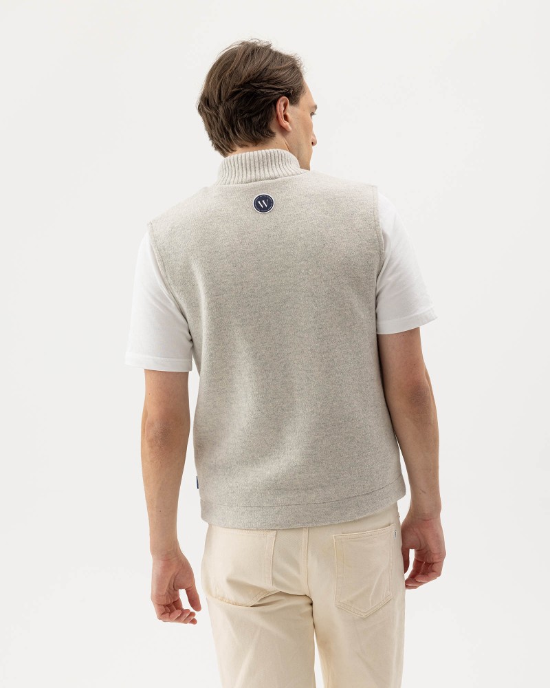 Fred Vest WP Light Grey Mel.