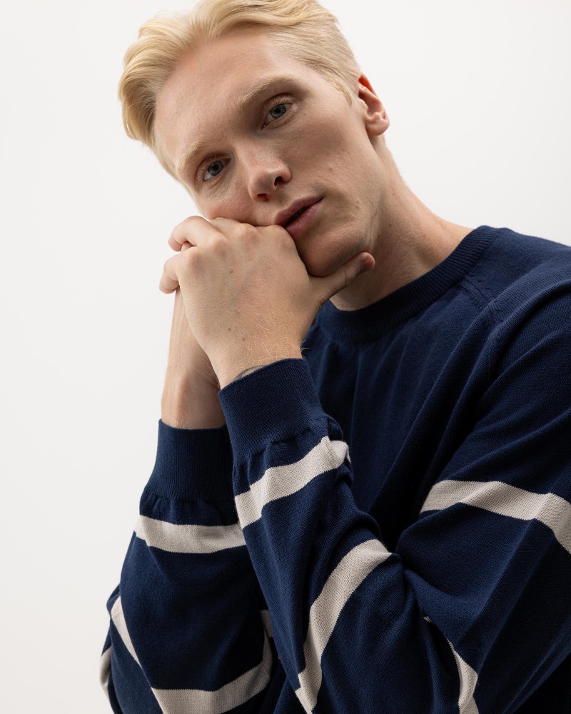 Gunnar Crew Navy /Marble Grey