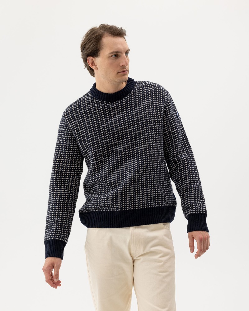 Hilmer Crew WP Navy/Sand