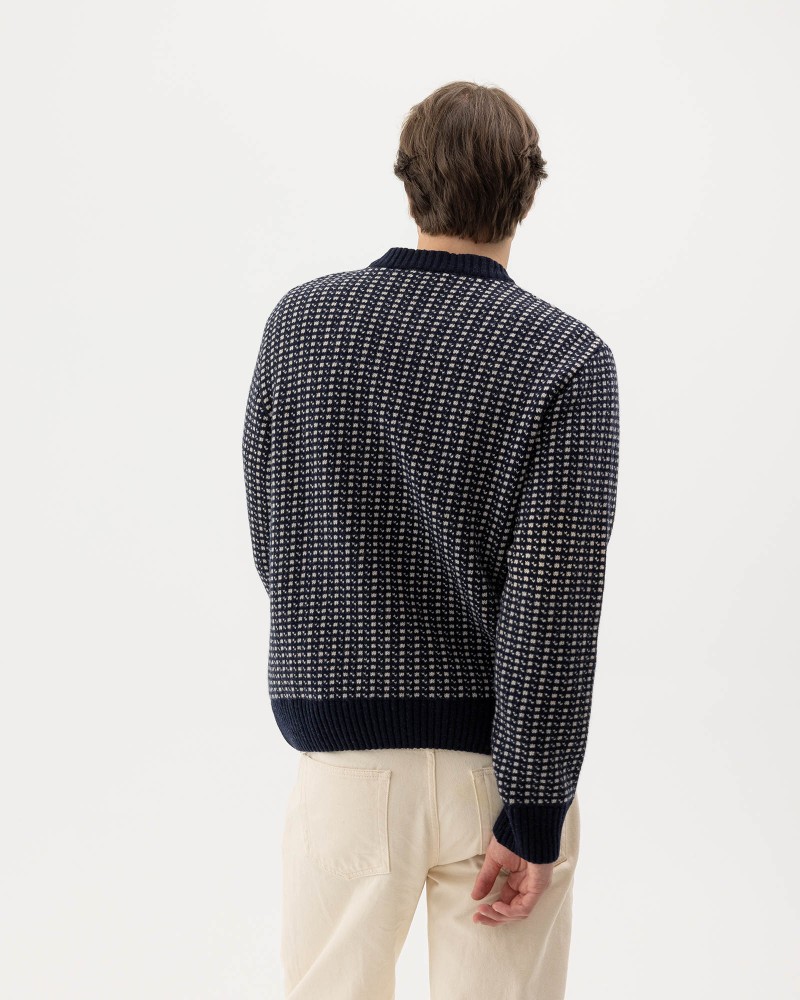 Hilmer Crew WP Navy/Sand