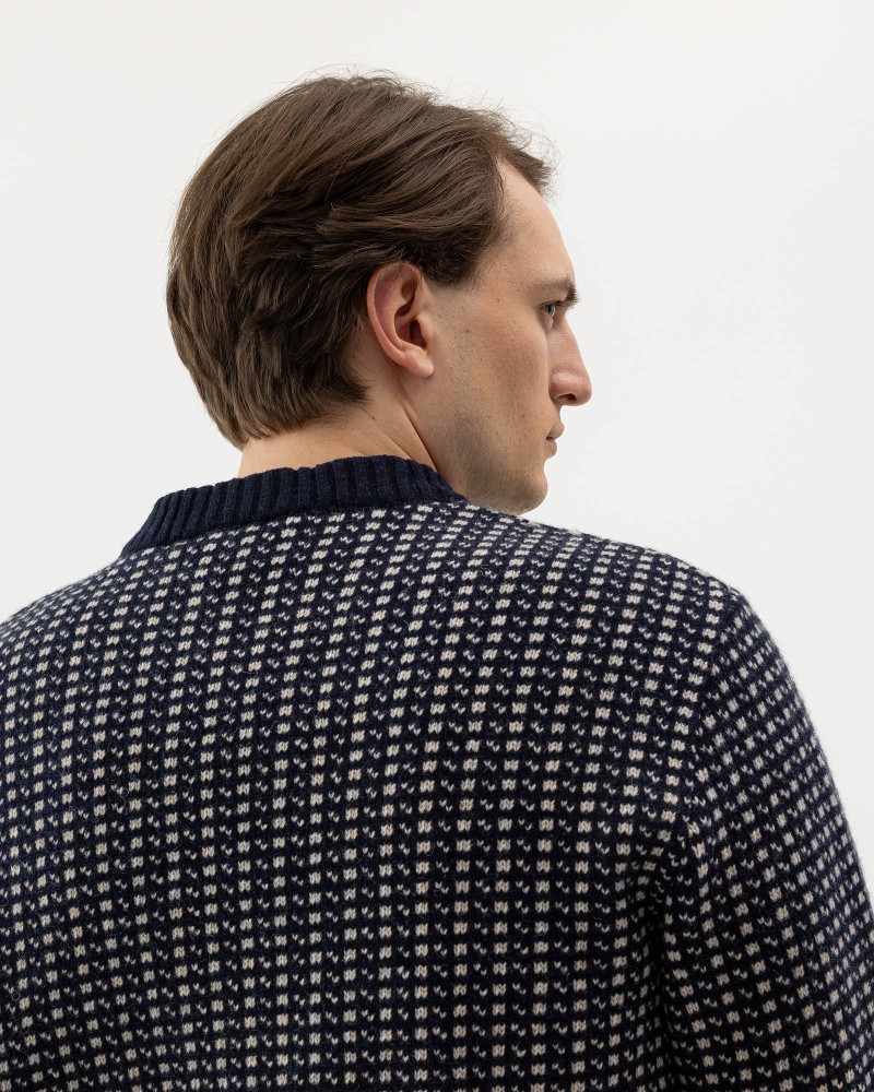 Hilmer Crew WP Navy/Sand