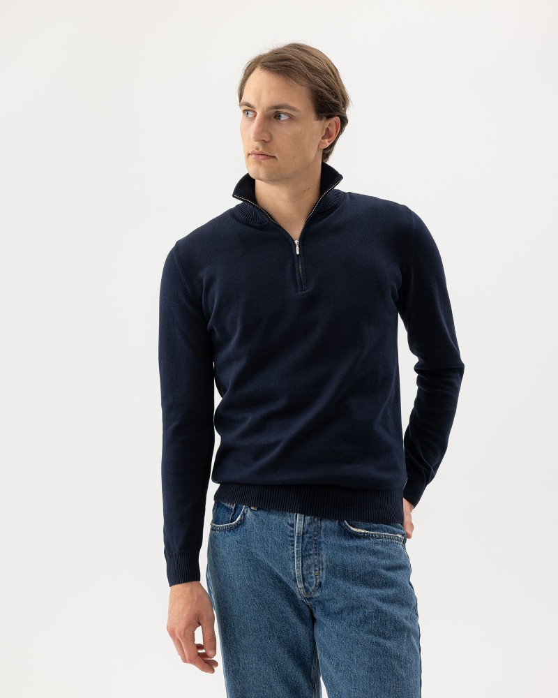 Holger T-neck Navy