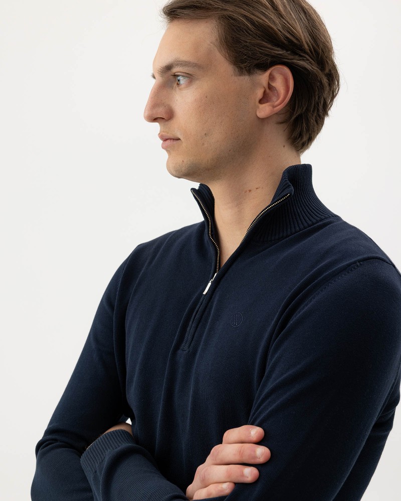 Holger T-neck Navy