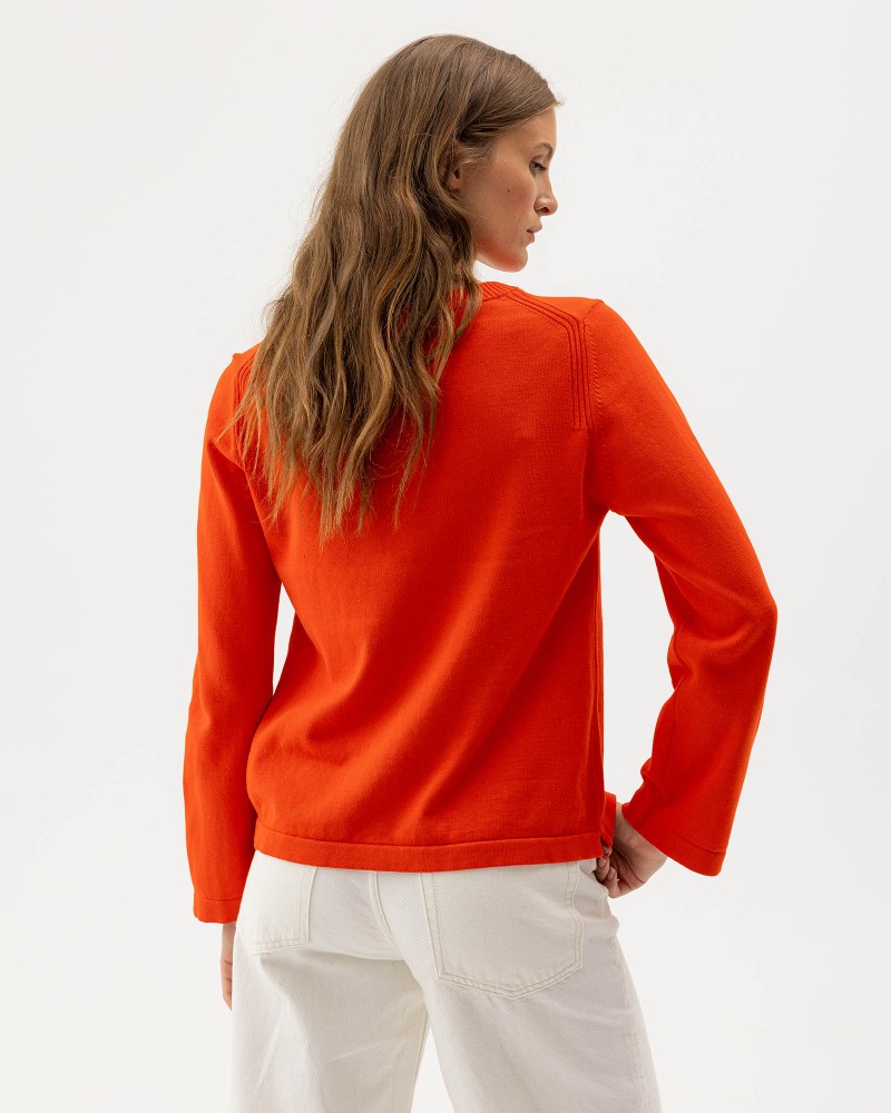 Hulda Crew Bright Red