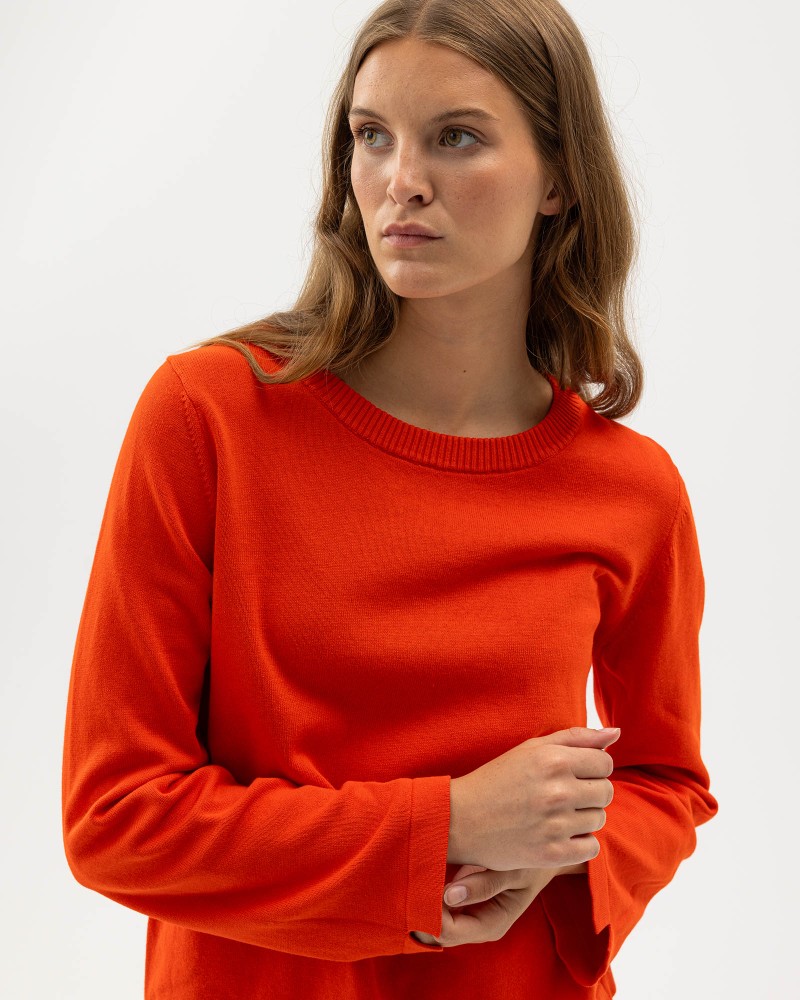 Hulda Crew Bright Red