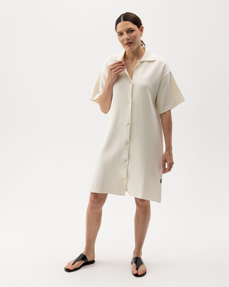 Jane Shirt Dress Off White