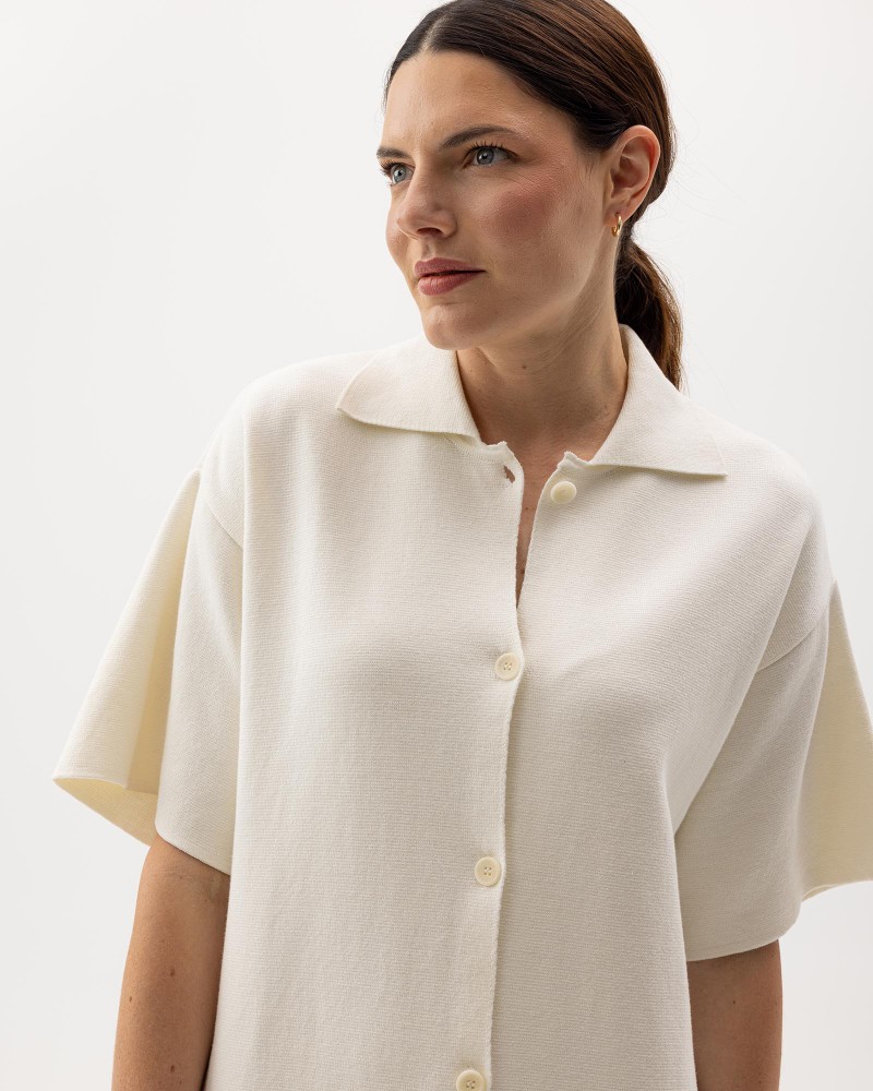 Jane Shirt Dress Off White