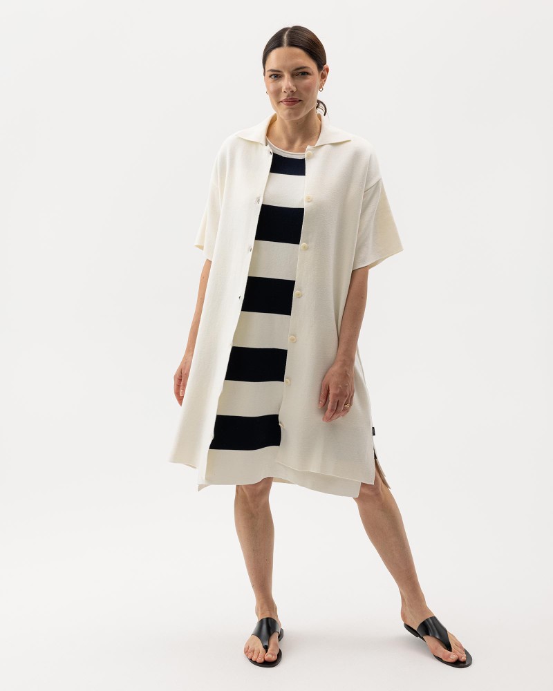 Jane Shirt Dress Off White