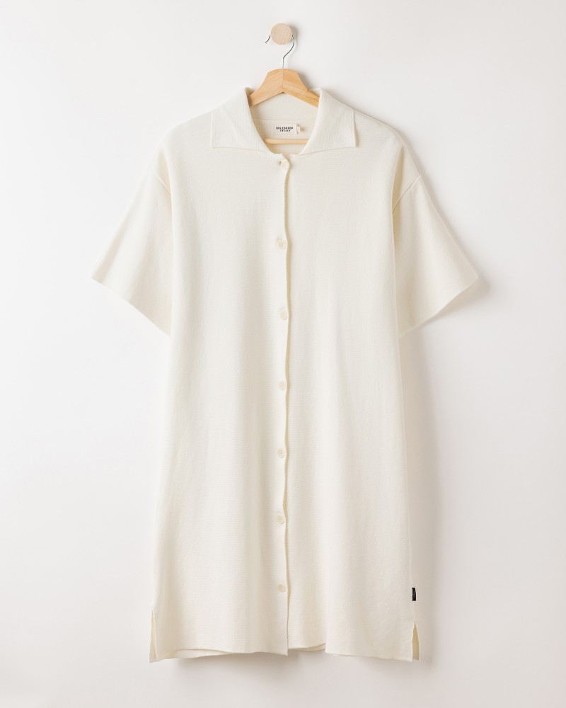 Jane Shirt Dress Off White