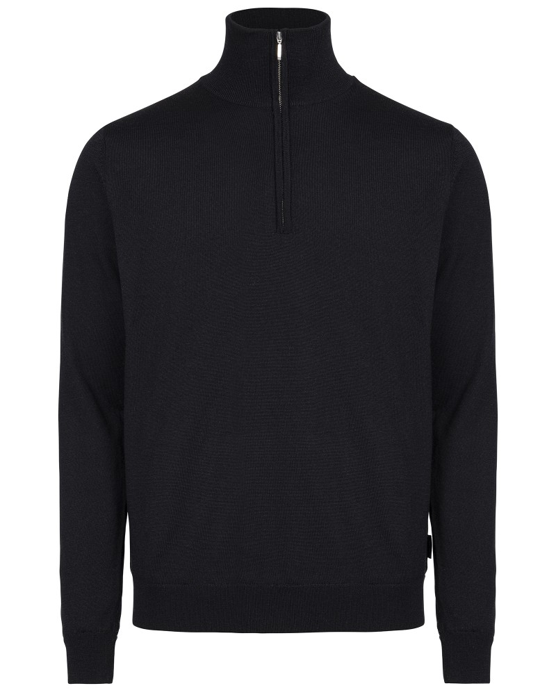 Jesper T-neck WP Black