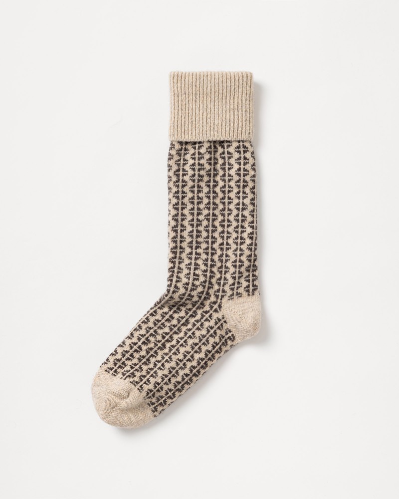 Järvsö Raggsocka Järvsö Raggsocka Oyster / Brown