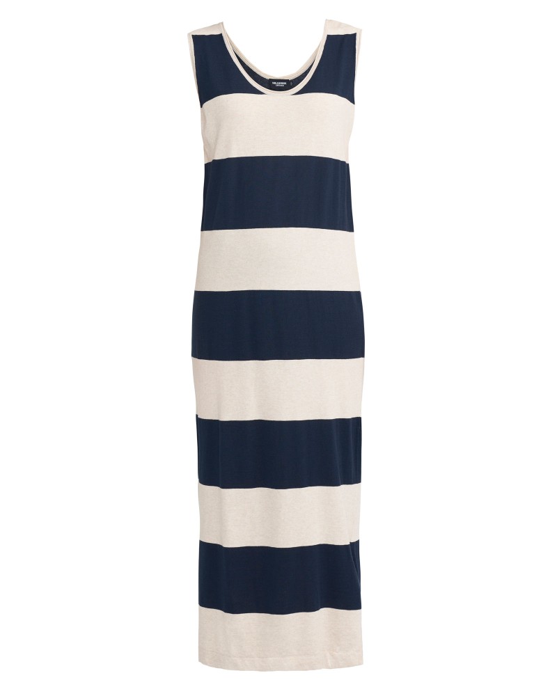 Katja Tank Dress Oyster/Navy