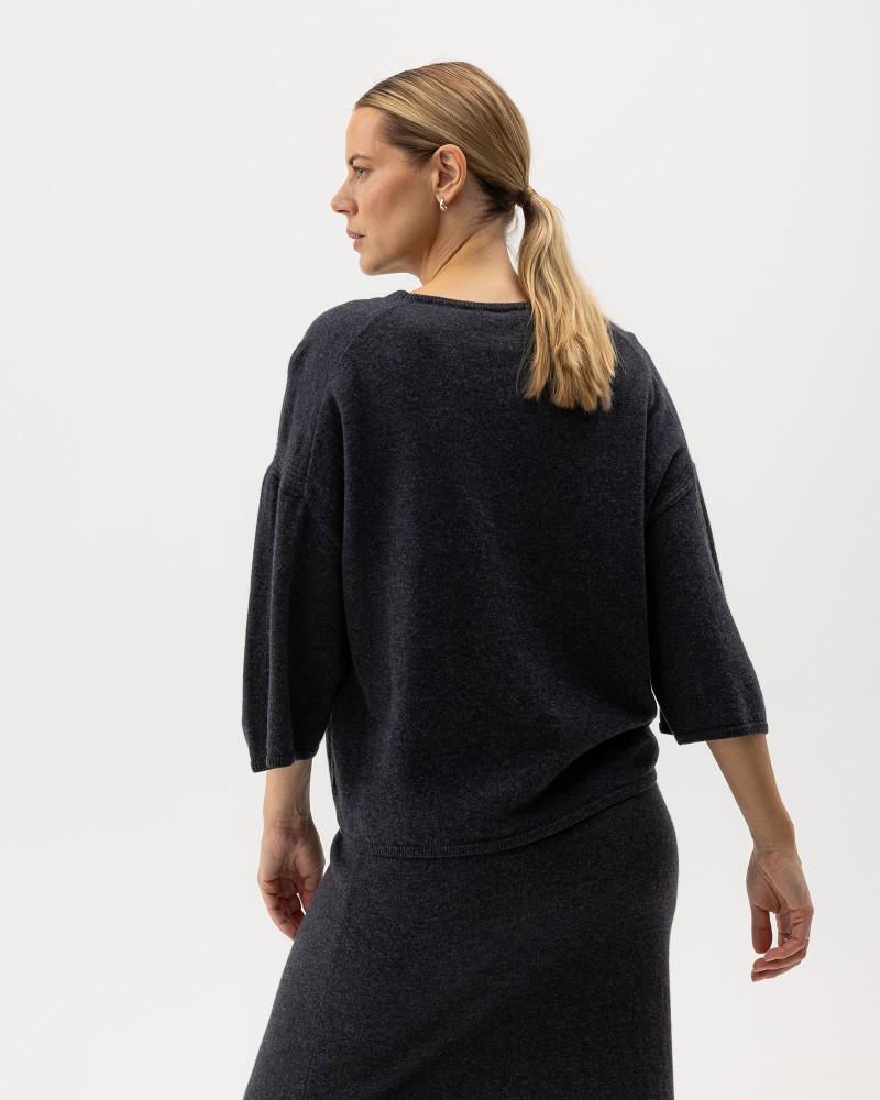 Kristina Top Black Mel.