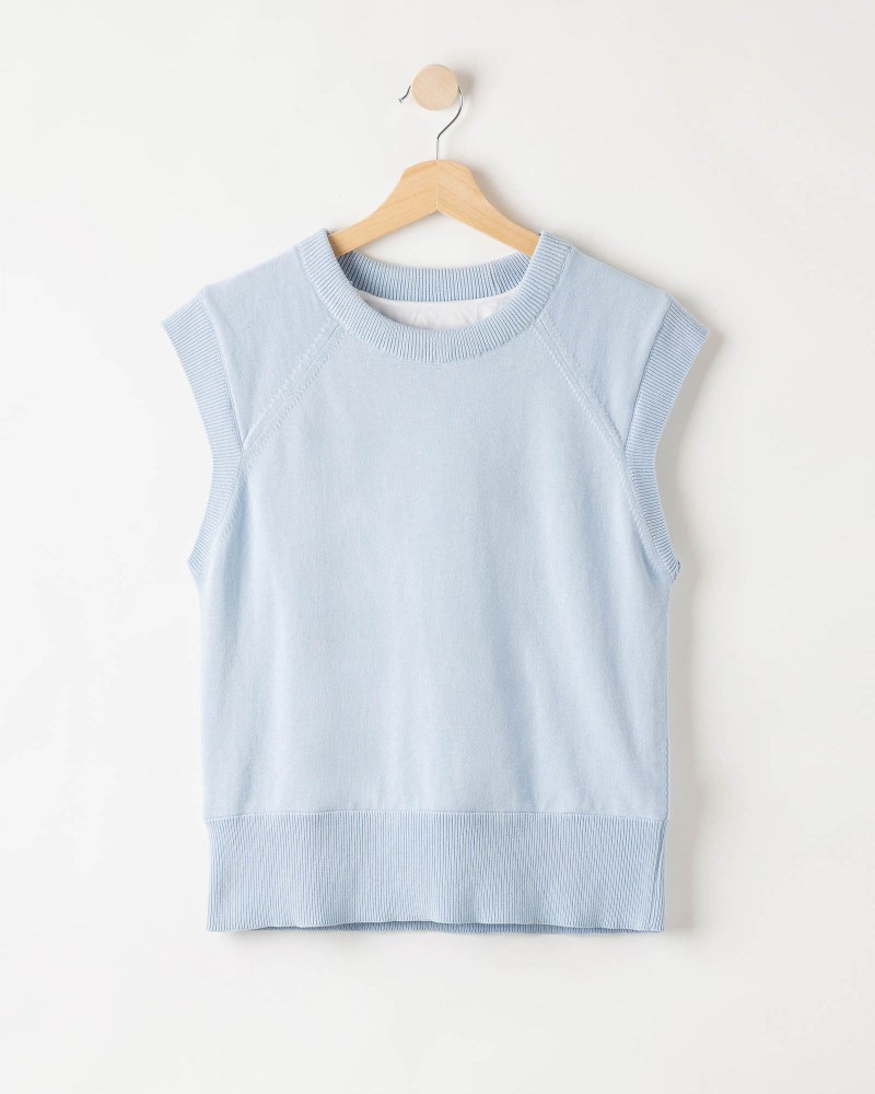 Laura Vest WP Pale Blue