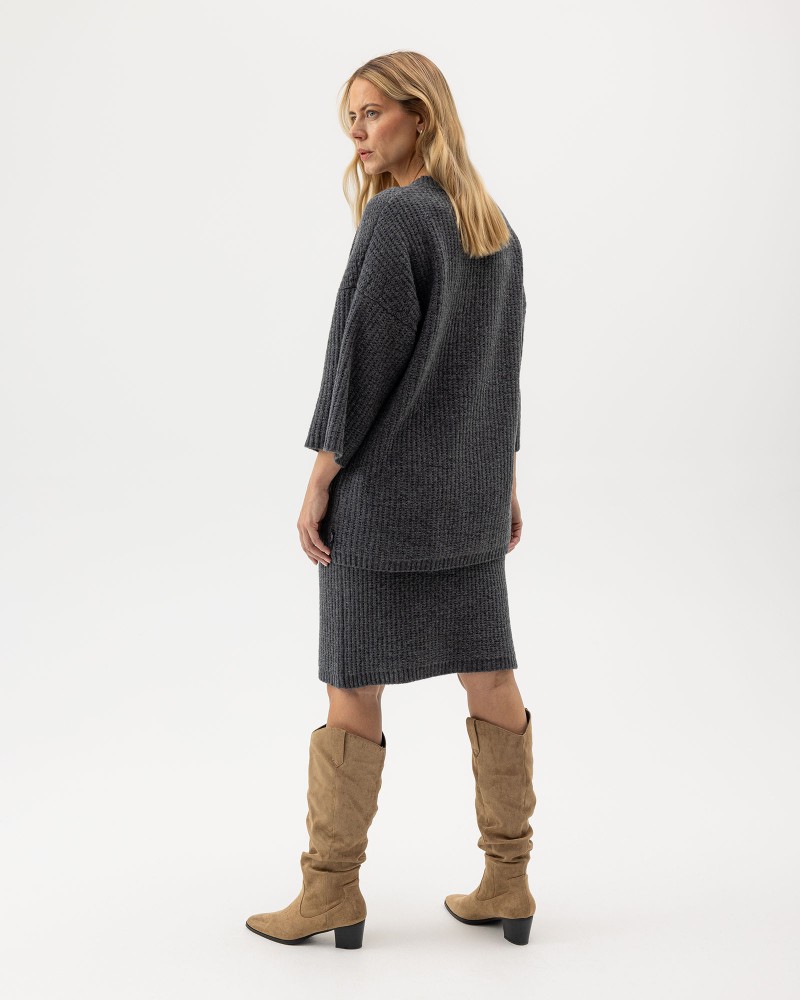 Livia Skirt Livia Skirt Dark Grey Mel.