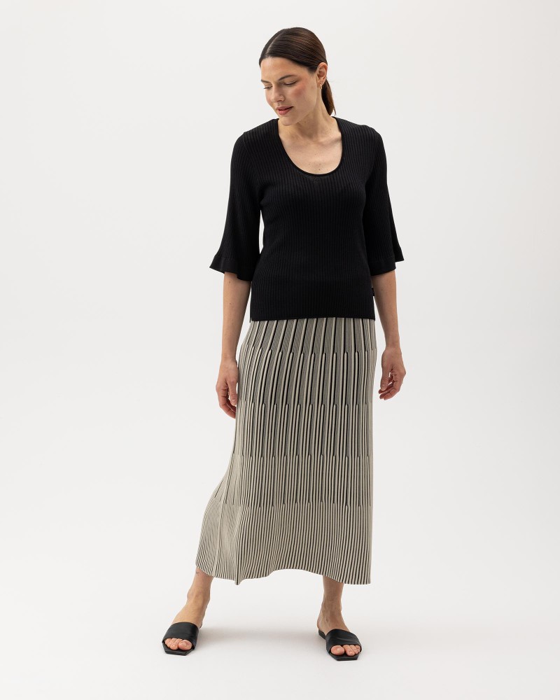 Mallan Skirt Sand/Black