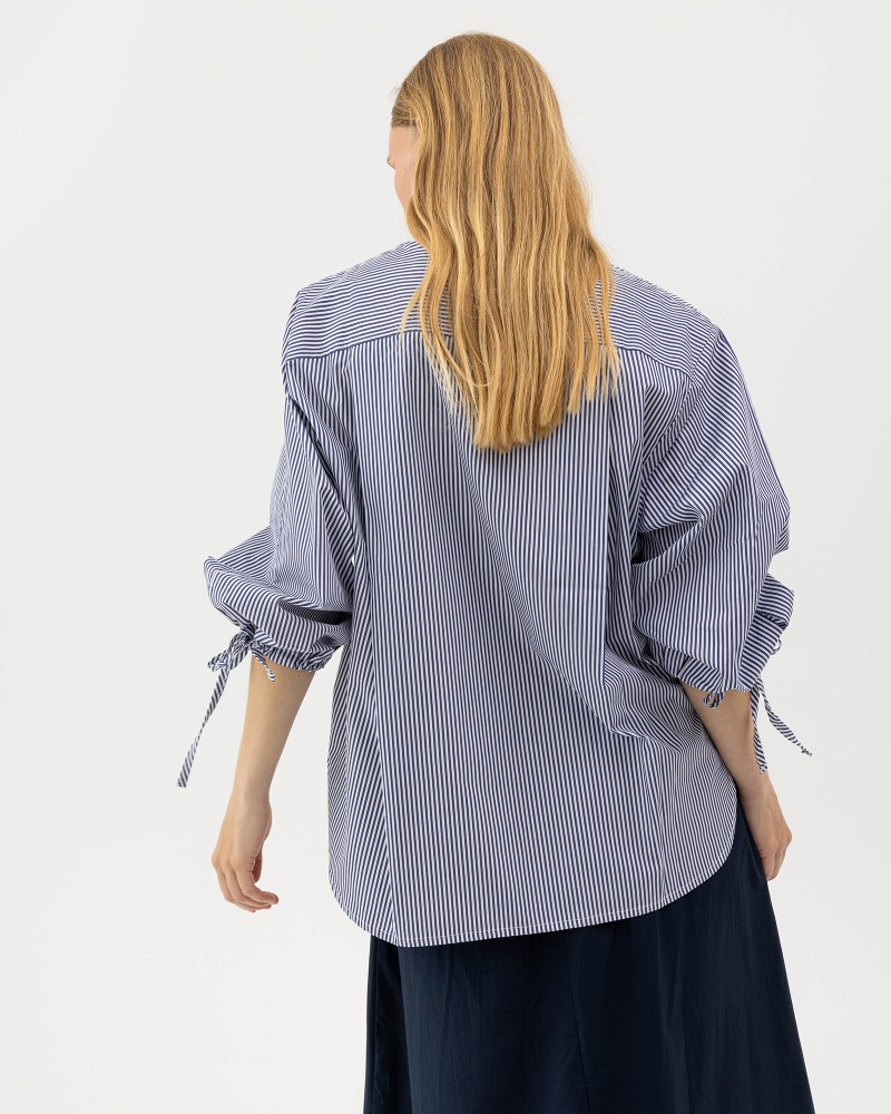 Marie Shirt Navy/White