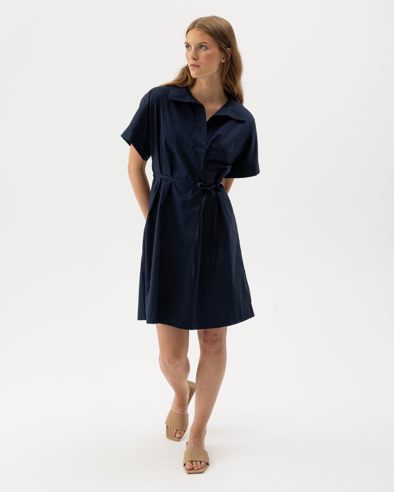 Marie Tunic Dress Navy