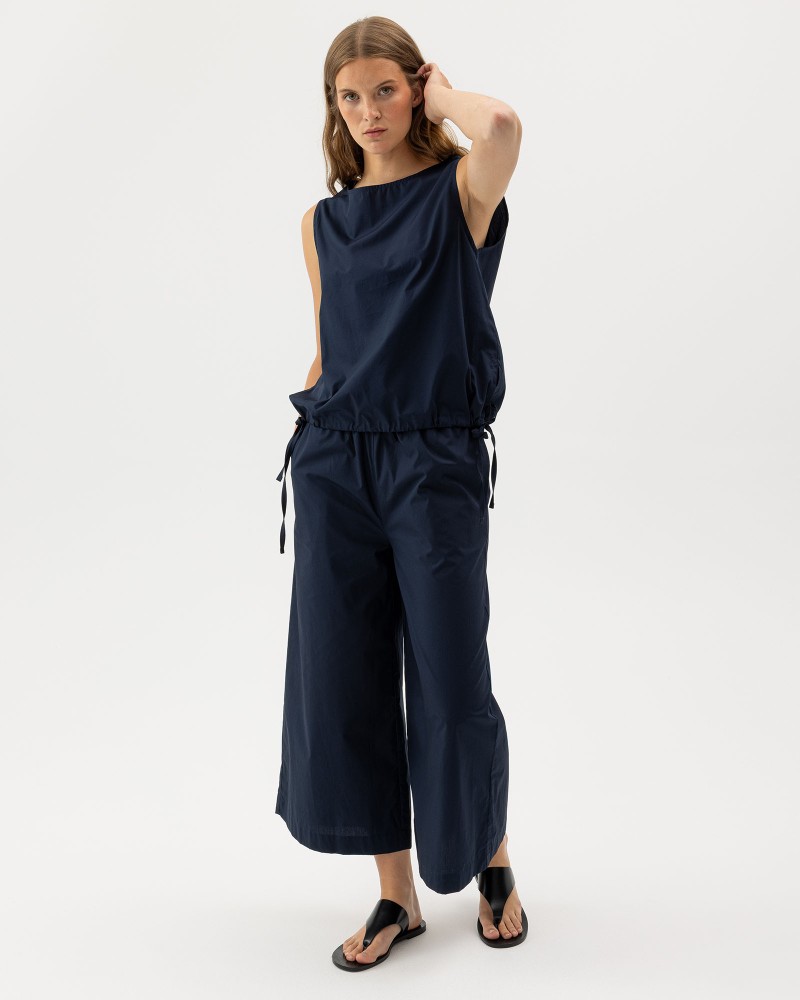 Marie Wide Pants Navy