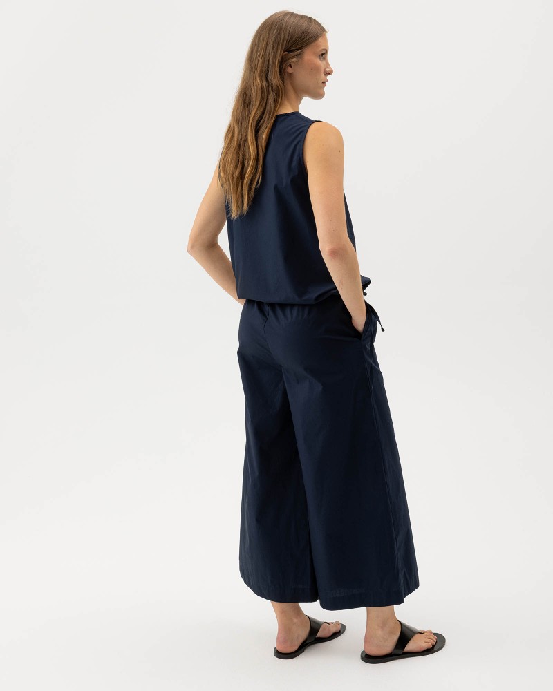 Marie Wide Pants Navy