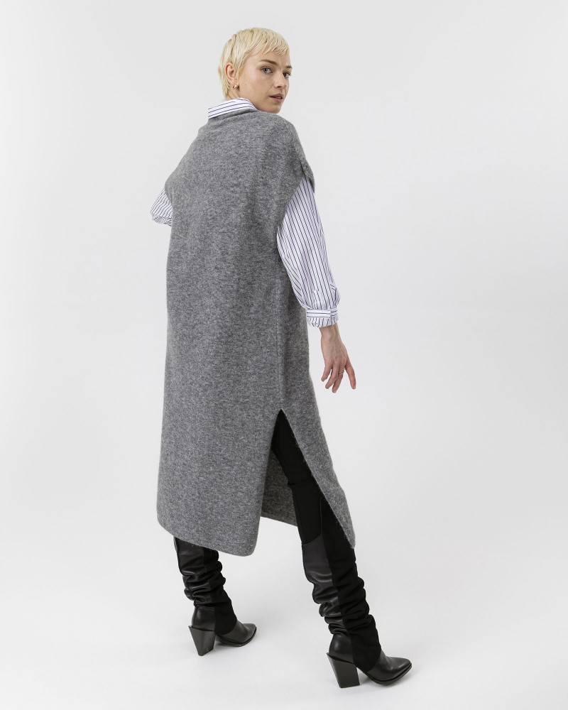 Matilda Long Vest Matilda Long Vest Grey