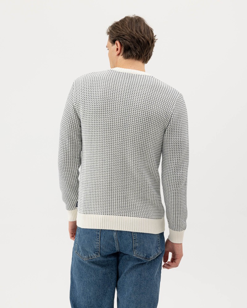 Matteo Crew Off White/Navy