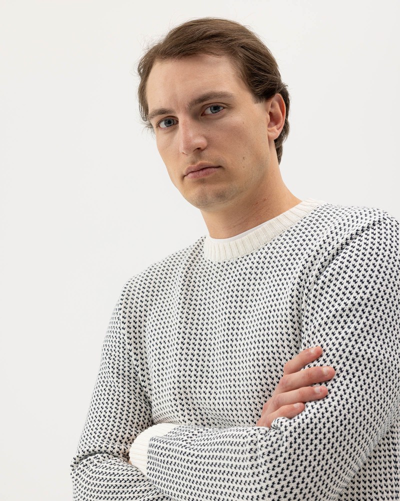 Matteo Crew Off White/Navy