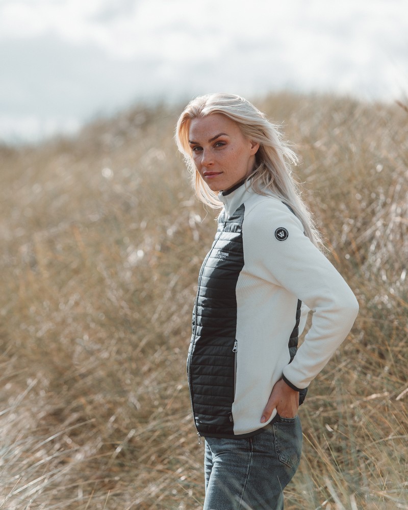 Mimmi Fullzip WP Off White/Navy