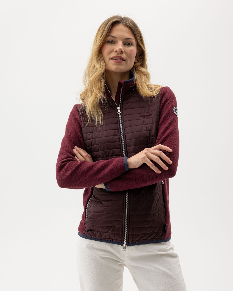 Mimmi Fullzip WP Maroon